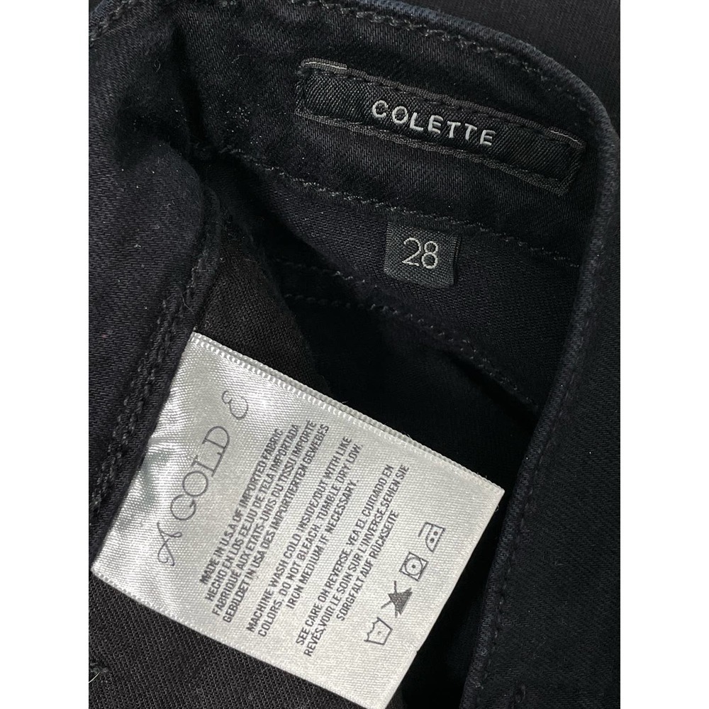 AGOLDE Collette Black Ankle Skinny Jeans | Size 28 - Picture 10 of 11